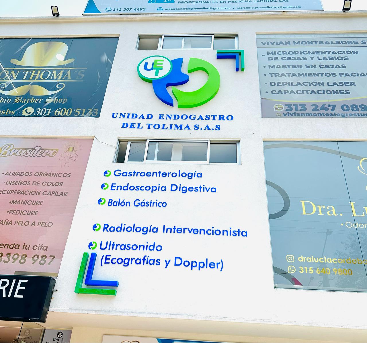 Entrada principal a la Unidad Endogastro